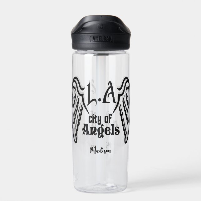 L.A. Wings custom name Water Bottle (Back)