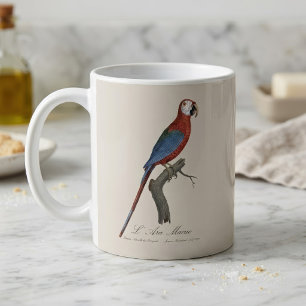 L' Ara Macao / Red and green Macaw  Coffee Mug