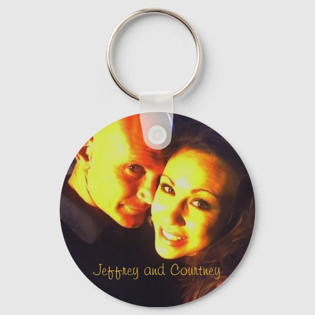l_c8af9115c1beb45fca935572d2da8a94, Jeffrey and... Key Ring (Front)
