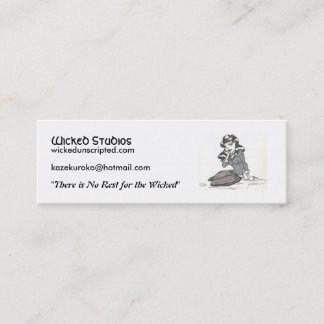 l_cb9c7b93e7bddd4cda39731fb055e77b, Wicked Stud... Mini Business Card