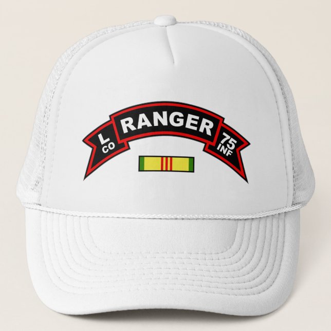 L Co, 75th Infantry Regiment - Rangers Vietnam Trucker Hat (Front)