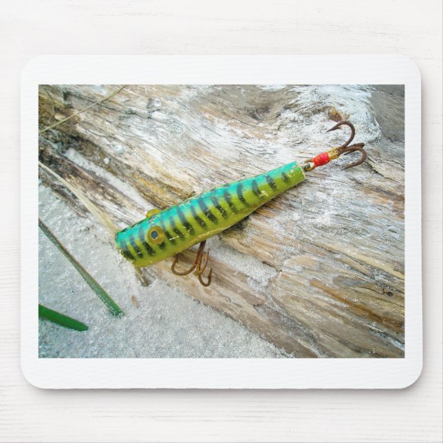 L Cooper Goo Goo Eyes Antique Fishing Lure Mouse Pad (Front)