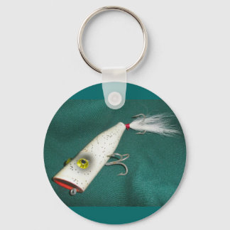 L Cooper Goo-Goo Eyes Popper #1 Vintage Lure Key Ring