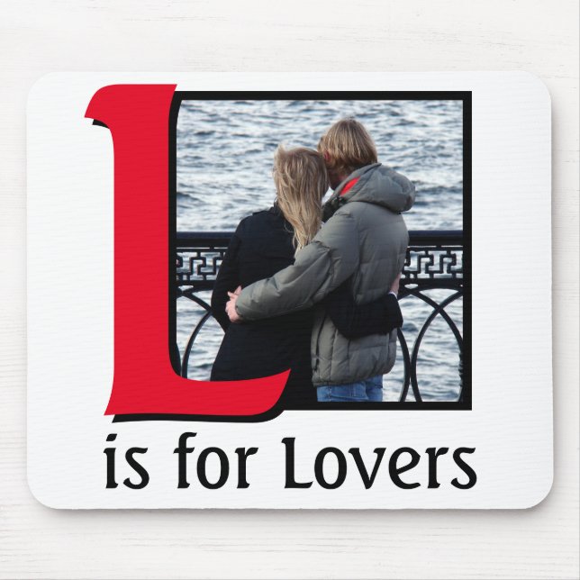 L for Lovers Mouse Pad (Front)