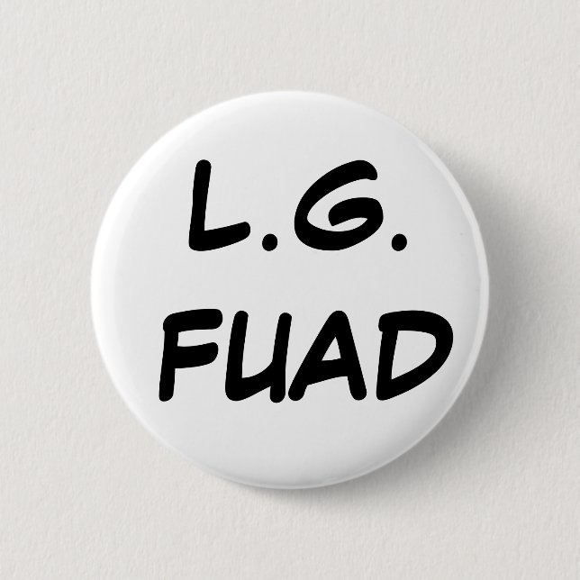 L.G. FUAD 6 CM ROUND BADGE (Front)