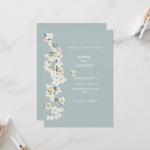 l Greenery Wedding Invite Set
