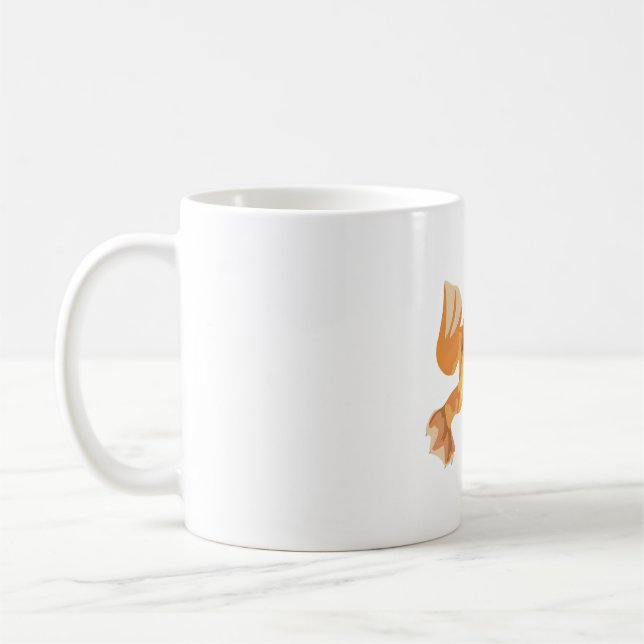 L is for Lake Oku Clawed Frog Coffee Mug (Left)