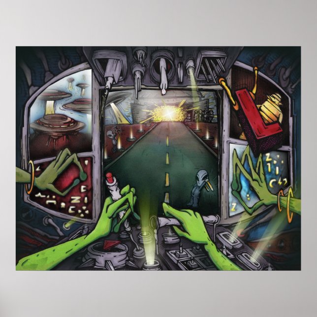 L is for landing site poster (Front)