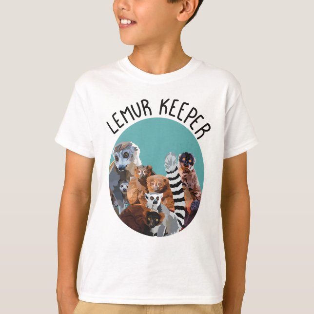 L is for Lemur Keeper T-Shirt (Front)