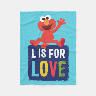 L is for Love Fleece Blanket