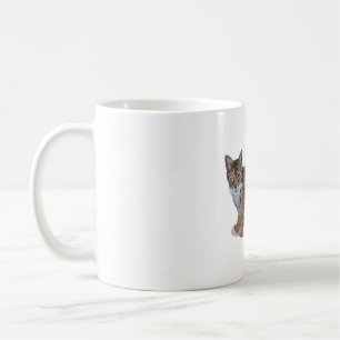 L is for Lynx Coffee Mug