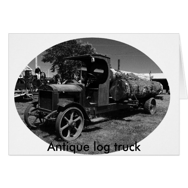 l log truck1, Antique log truck (Front Horizontal)