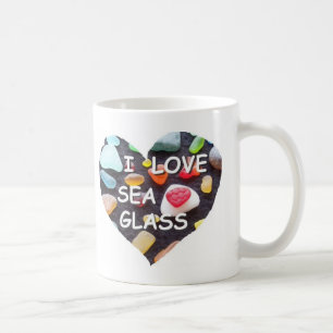 l LOVE SEA GLASS Coffee Mug