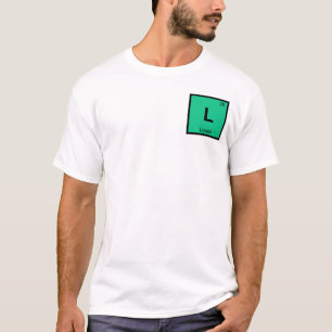 L - Lowell Massachusetts Chemistry Periodic Table T-Shirt