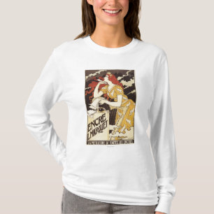 L. Marquet Ink Red-Headed Woman & Harp T-Shirt