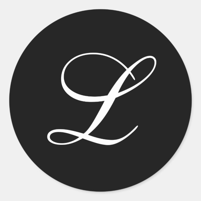 L Monogram Stickers (Front)