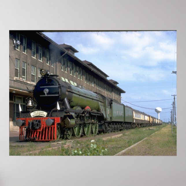 L&N 4-6-2 with "Flying Scotsman_Trains Poster (Front)