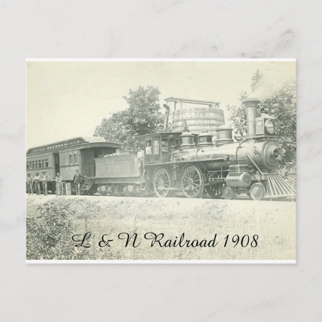 L & N Railroad Postcard (Front)