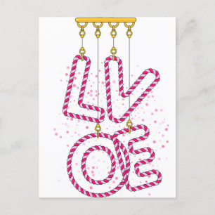 L O V E HOLIDAY POSTCARD