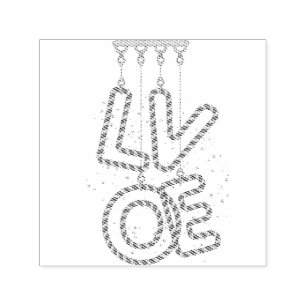 L O V E SELF-INKING STAMP