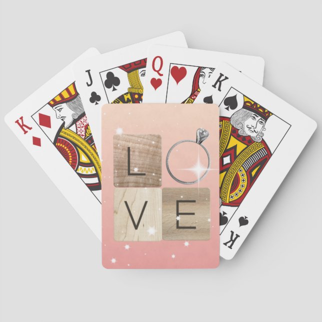 L-o-v-e Tiles Playing Cards (Back)
