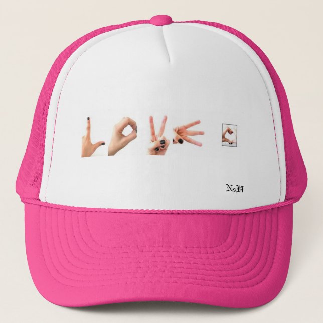 L.O.V.E. TRUCKER HAT (Front)
