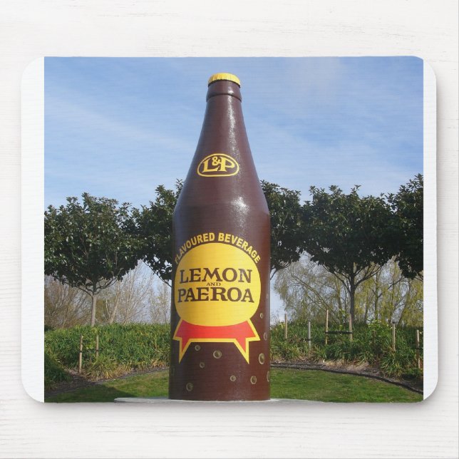 L&P Bottle, Paeroa, NZ Mouse Pad (Front)