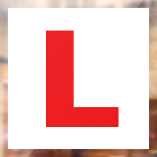L Plate Fully Magnetic Exterior Car New Learner