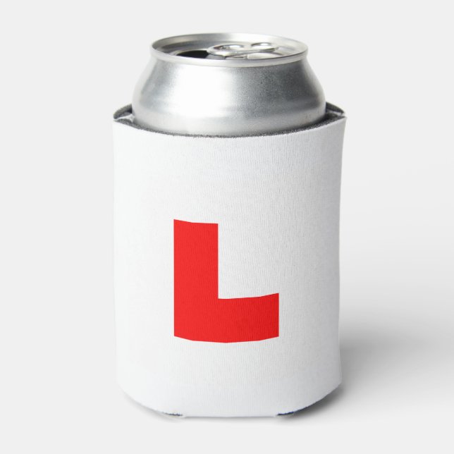 L-Plate Learner Driver / Bachelorette Hen Night Can Cooler (Can Front)