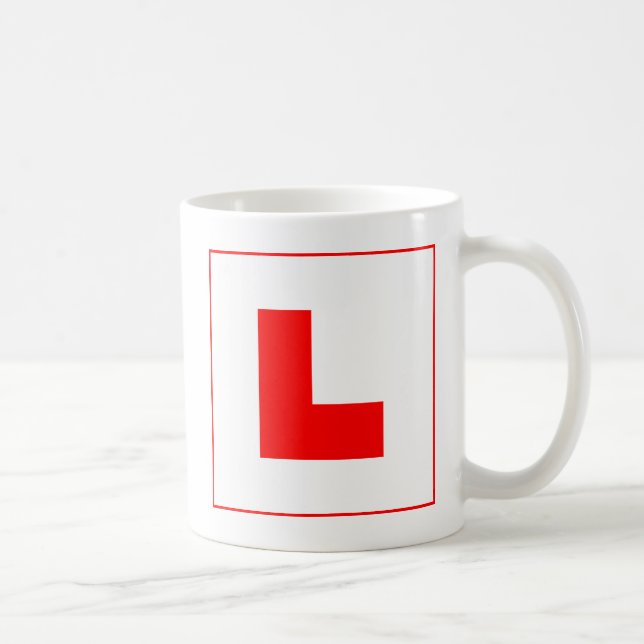 L-Plate Learner Driver / Bachelorette Hen Night Coffee Mug (Right)
