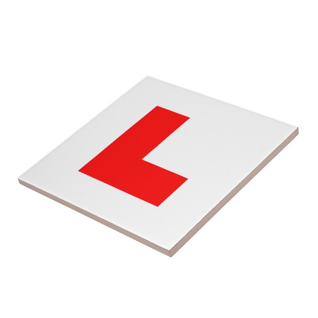 L-Plate Learner Driver / Bachelorette Hen Night Tile (Side)