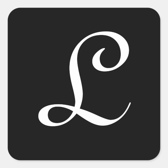 L SQUARE STICKER (Front)