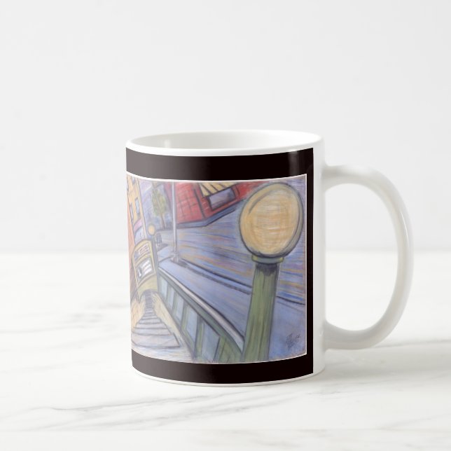 L train stop at Bedford ave. Coffee Mug (Right)