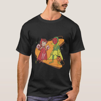 l WandaVision Scarlet Witch Vision Retro 50s T-Shirt