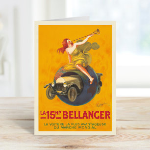 La 15hp Bellanger   Leonetto Cappiello Card