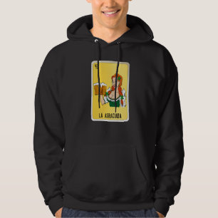 La Agraciada Mexican Slang Lottery Bingo Cards   Hoodie
