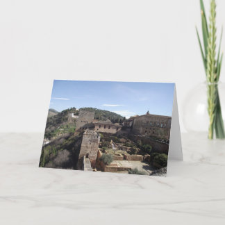 La Alhambra, Granada, Spain Card
