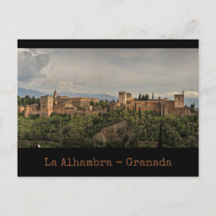 La Alhambra, Granada, Spain Postcard