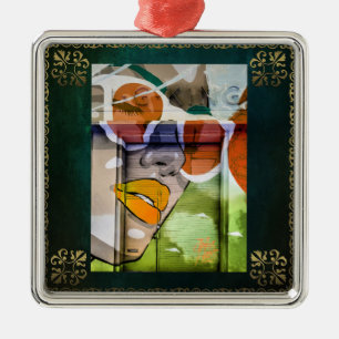 LA Art2 Metal Ornament