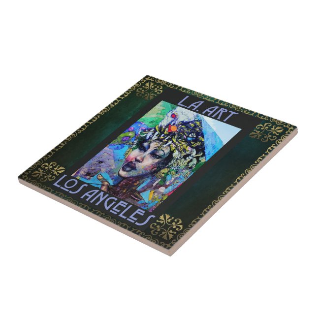 LA Art Ceramic Tile (Side)
