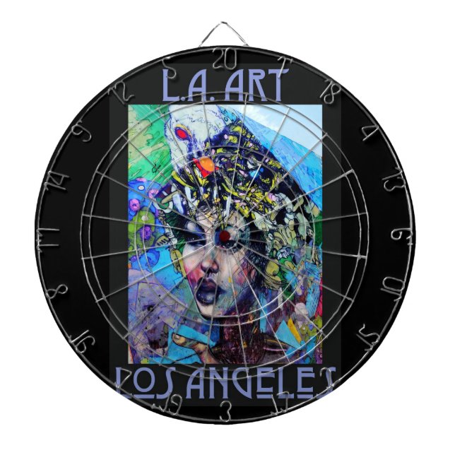 LA Art Dart Board (Front)