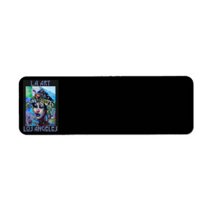 LA Art Return Address label