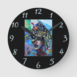 LA Art Wall Clock