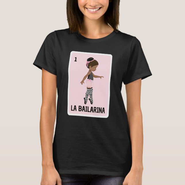 La Bailarina Ballet Lottery  Simple Costume Matchi T-Shirt (Front)