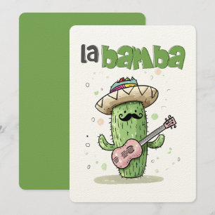 La Bamba Cactus Jam – A Cinco de Mayo Fiesta Music Invitation