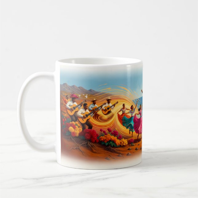 La Bamba Fiesta Dance by the Sea Mug (Left)