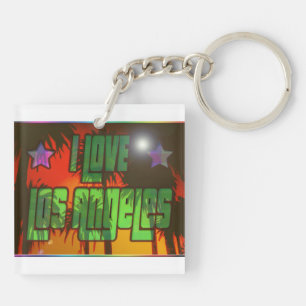 LA Beautiful Burn Key Chain