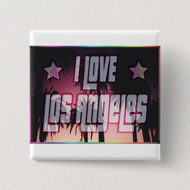 LA Beautiful Cool Button (Front)