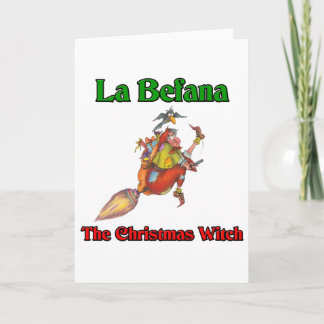 La Befana The Christmas Witch.. Holiday Card