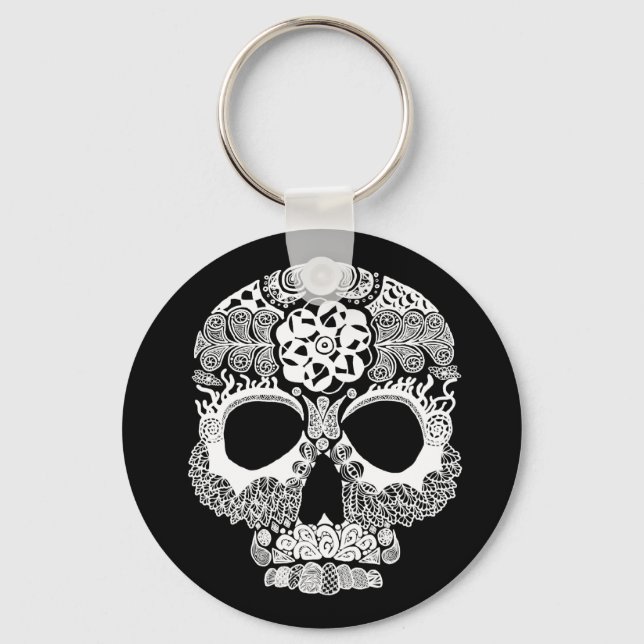 La Bella Muerte Dark Keychain (Front)